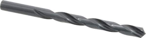 Interstate - 9.4mm 118° High Speed Steel Jobber Drill - Oxide Finish, Right Hand Cut, Spiral Flute, Straight Shank, 5" OAL, Standard Point - Eagle Tool & Supply