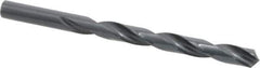 Interstate - 9.4mm 118° High Speed Steel Jobber Drill - Oxide Finish, Right Hand Cut, Spiral Flute, Straight Shank, 5" OAL, Standard Point - Eagle Tool & Supply