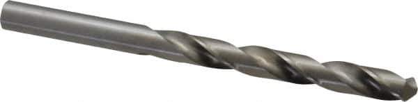 Interstate - 9.6mm 118° High Speed Steel Jobber Drill - Oxide Finish, Right Hand Cut, Spiral Flute, Straight Shank, 5-1/8" OAL, Standard Point - Eagle Tool & Supply