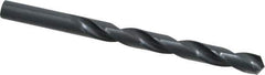 Interstate - 9.7mm 118° High Speed Steel Jobber Drill - Oxide Finish, Right Hand Cut, Spiral Flute, Straight Shank, 5-1/8" OAL, Standard Point - Eagle Tool & Supply