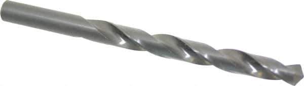 Interstate - 10.4mm 118° High Speed Steel Jobber Drill - Oxide Finish, Right Hand Cut, Spiral Flute, Straight Shank, 133mm OAL, Standard Point - Eagle Tool & Supply