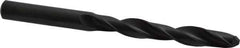 Interstate - 10.6mm 118° High Speed Steel Jobber Drill - Oxide Finish, Right Hand Cut, Spiral Flute, Straight Shank, 137mm OAL, Standard Point - Eagle Tool & Supply