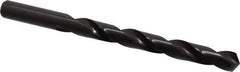 Interstate - 10.9mm 118° High Speed Steel Jobber Drill - Oxide Finish, Right Hand Cut, Spiral Flute, Straight Shank, 140mm OAL, Standard Point - Eagle Tool & Supply