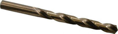 Interstate - 11.2mm 118° High Speed Steel Jobber Drill - Oxide Finish, Right Hand Cut, Spiral Flute, Straight Shank, 5-5/8" OAL, Standard Point - Eagle Tool & Supply