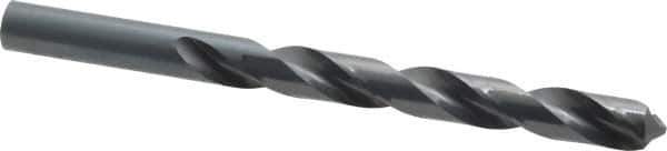 Interstate - 11.4mm 118° High Speed Steel Jobber Drill - Oxide Finish, Right Hand Cut, Spiral Flute, Straight Shank, 143mm OAL, Standard Point - Eagle Tool & Supply
