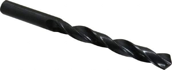 Interstate - 11.5mm 118° High Speed Steel Jobber Drill - Oxide Finish, Right Hand Cut, Spiral Flute, Straight Shank, 5-5/8" OAL, Standard Point - Eagle Tool & Supply