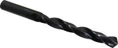 Interstate - 11.5mm 118° High Speed Steel Jobber Drill - Oxide Finish, Right Hand Cut, Spiral Flute, Straight Shank, 5-5/8" OAL, Standard Point - Eagle Tool & Supply
