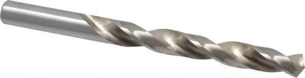 Interstate - 12.25mm 118° High Speed Steel Jobber Drill - Oxide Finish, Right Hand Cut, Spiral Flute, Straight Shank, 133mm OAL, Standard Point - Eagle Tool & Supply