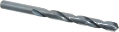 Interstate - 15.25mm 118° High Speed Steel Jobber Drill - Oxide Finish, Right Hand Cut, Spiral Flute, Straight Shank, 7-1/8" OAL, Standard Point - Eagle Tool & Supply
