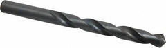 Interstate - 15.5mm 118° High Speed Steel Jobber Drill - Oxide Finish, Right Hand Cut, Spiral Flute, Straight Shank, 7-1/8" OAL, Standard Point - Eagle Tool & Supply