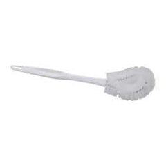 PRO-SOURCE - 17" OAL Toilet Bowl Brush - Polypropylene Bristles, 13" Plastic Handle, White - Eagle Tool & Supply