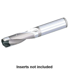 Kennametal - 32.94 to 33.94mm Diam, 3xD, 98.82mm Max Depth, 1-1/2" Shank Diam, 5.22" Flute, 9.13" OAL, Replaceable Tip Drill - KSEM1297 Insert, 9 Seat Size, Series KSEM - Eagle Tool & Supply