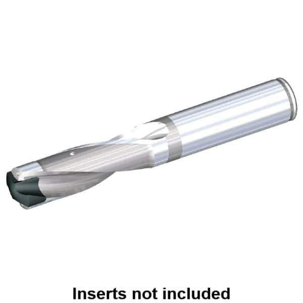 Kennametal - 32.94 to 33.94mm Diam, 5xD, 164.59mm Max Depth, 1-1/2" Shank Diam, 218.29mm Flute, 317.5mm OAL, Replaceable Tip Drill - KSEM1297 Insert, 9 Seat Size, Series KSEM - Eagle Tool & Supply