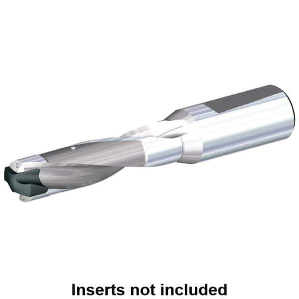 Kennametal - 19.5 to 20mm Diam, 5xD, 100mm Max Depth, 63/64" Shank Diam, 123mm Flute, 184mm OAL, Replaceable Tip Drill - KSEM1950 Insert, 2 Seat Size, Series KSEM - Eagle Tool & Supply
