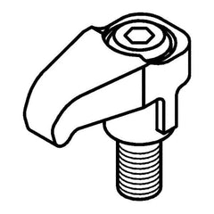 Kennametal - Series Kendex, Clamp Assembly for Indexables - Neutral Cut - Eagle Tool & Supply