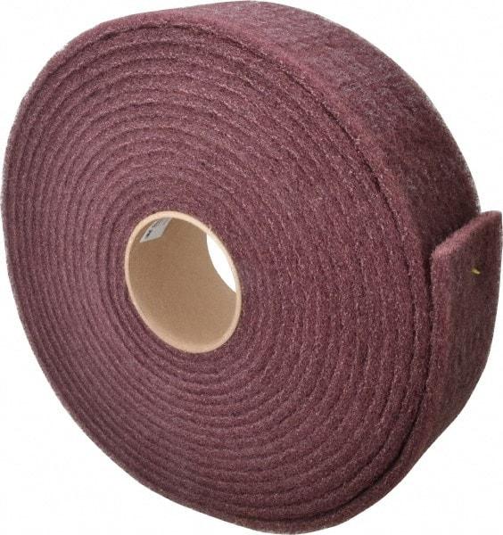 3M - 30' Long x 3" Wide Nonwoven Roll - Very Fine Grade, Purple, Aluminum Oxide - Eagle Tool & Supply
