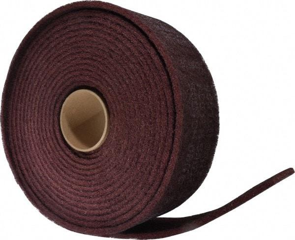 3M - 30' Long x 4" Wide Nonwoven Roll - Fine Grade, Purple, Aluminum Oxide - Eagle Tool & Supply