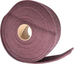 3M - 30' Long x 4" Wide Nonwoven Roll - Very Fine Grade, Purple, Aluminum Oxide - Eagle Tool & Supply