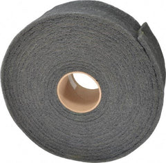 3M - 30' Long x 4" Wide Nonwoven Roll - Very Fine Grade, Gray, Silicon Carbide - Eagle Tool & Supply