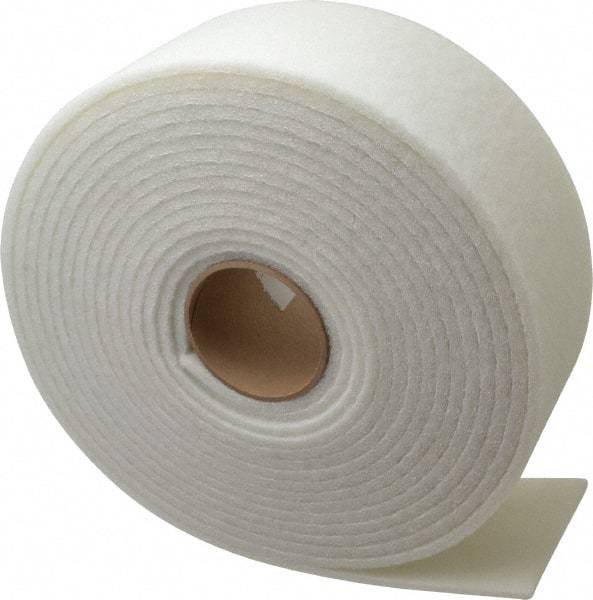 3M - 30' Long x 4" Wide Nonwoven Roll - Very Fine Grade, White, Talc - Eagle Tool & Supply