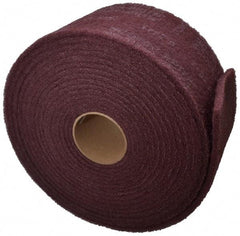 3M - 30' Long x 6" Wide Nonwoven Roll - Very Fine Grade, Purple, Aluminum Oxide - Eagle Tool & Supply