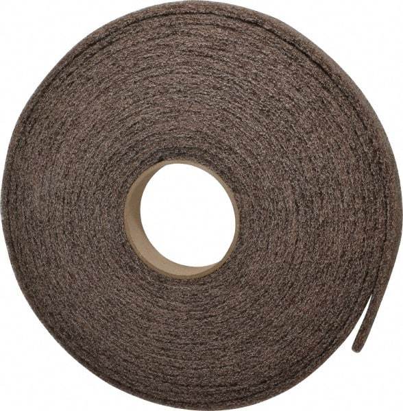 3M - 30' Long x 1" Wide Nonwoven Roll - Medium Grade, Tan, Aluminum Oxide - Eagle Tool & Supply