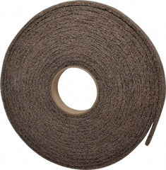 3M - 30' Long x 1" Wide Nonwoven Roll - Medium Grade, Tan, Aluminum Oxide - Eagle Tool & Supply