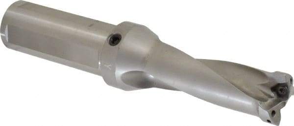 Kennametal - 3.45" Max Drill Depth, 2.5xD, 34.9mm Diam, Indexable Insert Drill - 2 Inserts, 1-1/2" Shank Diam, Straight Shank - Eagle Tool & Supply