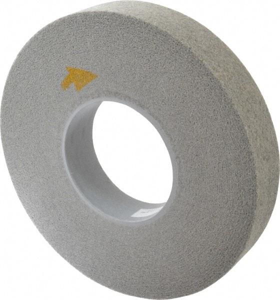 3M - 12" Diam, 2" Face Width, 5" Center Hole, Medium Grade, Aluminum Oxide Deburring Wheel - Convolute, Hard Density 8 Grade, 3,000 RPM - Eagle Tool & Supply