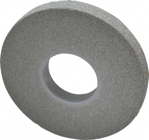 3M - 8" Diam, 1" Face Width, 3" Center Hole, Medium Grade, Aluminum Oxide Deburring Wheel - Convolute, Hard Density 8 Grade, 4,500 RPM - Eagle Tool & Supply