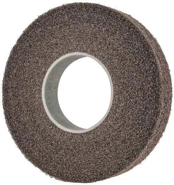 3M - 12" Diam, 2" Face Width, 5" Center Hole, Medium Grade, Silicon Carbide Deburring Wheel - Convolute, Soft Density 2 Grade, 3,000 RPM - Eagle Tool & Supply