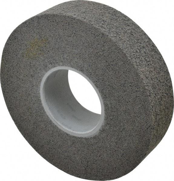 3M - 8" Diam, 2" Face Width, 3" Center Hole, Fine Grade, Silicon Carbide Deburring Wheel - Convolute, Hard Density 8 Grade, 4,500 RPM - Eagle Tool & Supply