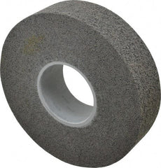 3M - 8" Diam, 2" Face Width, 3" Center Hole, Fine Grade, Silicon Carbide Deburring Wheel - Convolute, Hard Density 8 Grade, 4,500 RPM - Eagle Tool & Supply