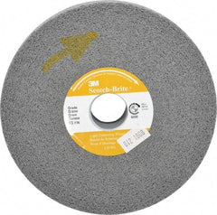 3M - 6" Diam, 1" Face Width, 1" Center Hole, Fine Grade, Silicon Carbide Deburring Wheel - Convolute, Hard Density 8 Grade, 6,000 RPM - Eagle Tool & Supply