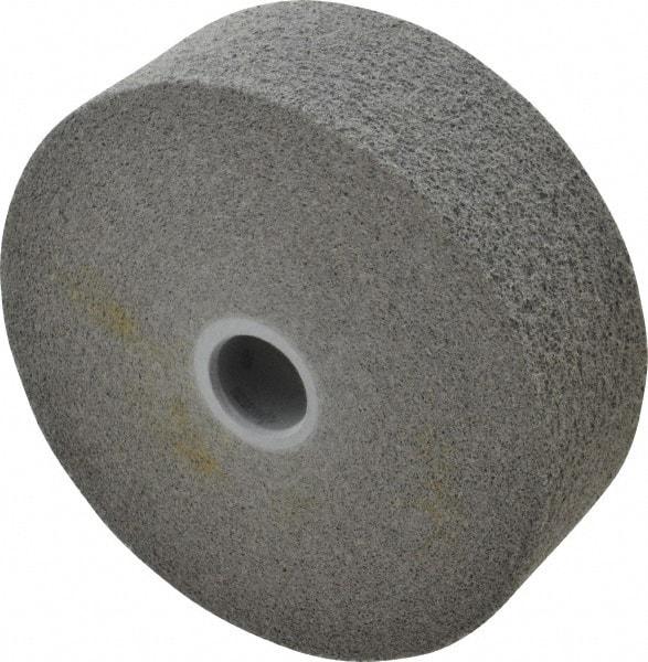 3M - 6" Diam, 2" Face Width, 1" Center Hole, Fine Grade, Silicon Carbide Deburring Wheel - Convolute, Hard Density 8 Grade, 6,000 RPM - Eagle Tool & Supply