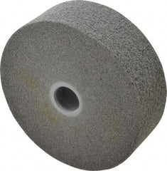 3M - 6" Diam, 2" Face Width, 1" Center Hole, Fine Grade, Silicon Carbide Deburring Wheel - Convolute, Hard Density 8 Grade, 6,000 RPM - Eagle Tool & Supply