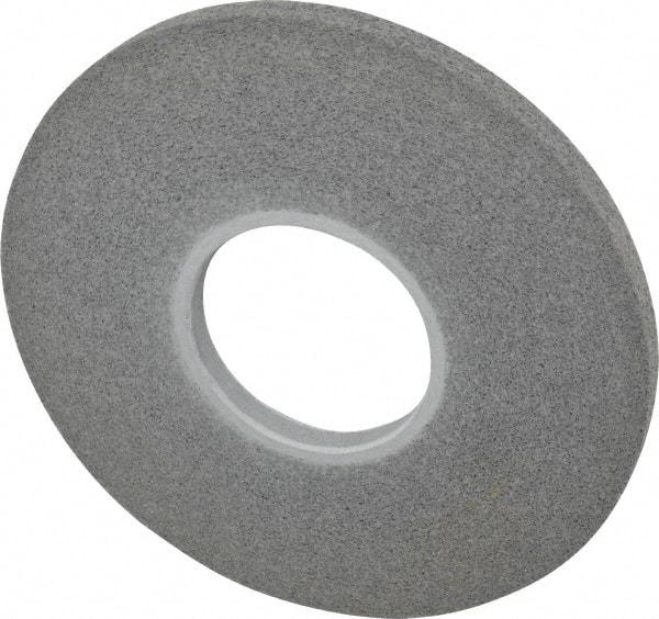 3M - 8" Diam, 1/2" Face Width, 3" Center Hole, Fine Grade, Silicon Carbide Deburring Wheel - Convolute, Hard Density 7 Grade, 4,500 RPM - Eagle Tool & Supply
