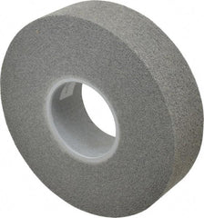 3M - 8" Diam, 2" Face Width, 3" Center Hole, Fine Grade, Silicon Carbide Deburring Wheel - Convolute, Soft Density 6 Grade, 4,500 RPM - Eagle Tool & Supply