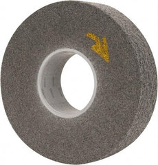 3M - 8" Diam, 2" Face Width, 3" Center Hole, Fine Grade, Silicon Carbide Deburring Wheel - Convolute, Hard Density 8 Grade, 4,500 RPM - Eagle Tool & Supply