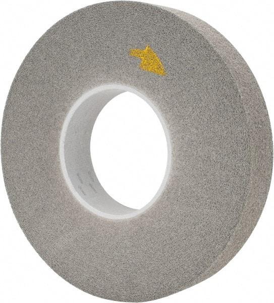 3M - 12" Diam, 2" Face Width, 5" Center Hole, Fine Grade, Silicon Carbide Deburring Wheel - Convolute, Hard Density 7 Grade, 3,000 RPM - Eagle Tool & Supply