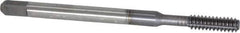 Kennametal - #6-32 UNC H3 Thread Limit Bottoming Thread Forming Tap - Vanadium High Speed Steel, TiCN Finish, 2" OAL, 3/8" Thread Length, Right Hand Thread, Series 5502TC - Eagle Tool & Supply