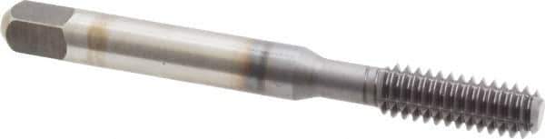 Kennametal - 1/4-20 UNC H4 Thread Limit Bottoming Thread Forming Tap - Vanadium High Speed Steel, TiCN Finish, 2-1/2" OAL, 5/8" Thread Length, Right Hand Thread, Series 5502TC - Eagle Tool & Supply