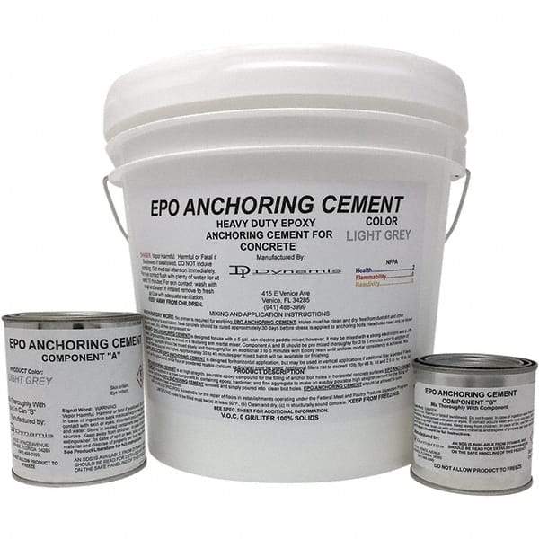 Made in USA - 256 oz Pail Two Part Epoxy - 1440 min Working Time, 15,000 psi Shear Strength - Eagle Tool & Supply