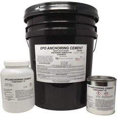 Made in USA - 640 oz Pail Two Part Epoxy - 1440 min Working Time, 15,000 psi Shear Strength - Eagle Tool & Supply