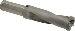 Kennametal - 4.7" Max Drill Depth, 2.5xD, 47.6mm Diam, Indexable Insert Drill - 2 Inserts, 1-1/2" Shank Diam, Straight Shank - Eagle Tool & Supply