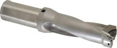Kennametal - 127mm Max Drill Depth, 2.5xD, 50.8mm Diam, Indexable Insert Drill - 2 Inserts, 2" Shank Diam, Straight Shank - Eagle Tool & Supply