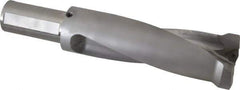 Kennametal - 206.5mm Max Drill Depth, 2.5xD, 82.6mm Diam, Indexable Insert Drill - 2 Inserts, 2" Shank Diam, Straight Shank - Eagle Tool & Supply