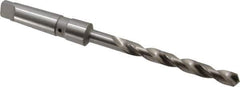Value Collection - 17/32", 3MT 118° Point Cobalt Taper Shank Drill Bit - Bright Finish, 5-1/8" Flute Length, 9-3/4" OAL, Spiral Flute, Through Coolant - Eagle Tool & Supply