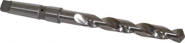 Value Collection - 25/32", 3MT 118° Point Cobalt Taper Shank Drill Bit - Bright Finish, 6-3/8" Flute Length, 11" OAL, Spiral Flute, Through Coolant - Eagle Tool & Supply