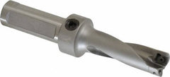 Kennametal - 2.06" Max Drill Depth, 3xD, 0.6882" Diam, Indexable Insert Drill - 2 Inserts, 3/4" Shank Diam, Flange Shank - Eagle Tool & Supply